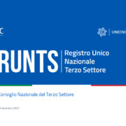 RUNTS – Consiglio Nazionale Terzo Settore