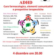 ADHD: cura farmacologica, elementi comunicativi e prospettive terapeutiche