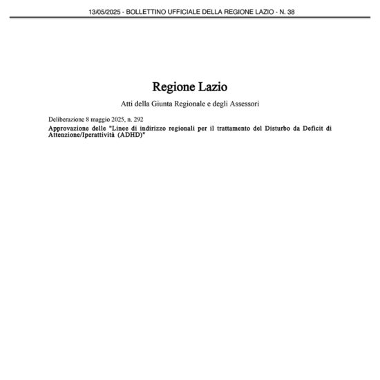 Linee di Indirizzo ADHD