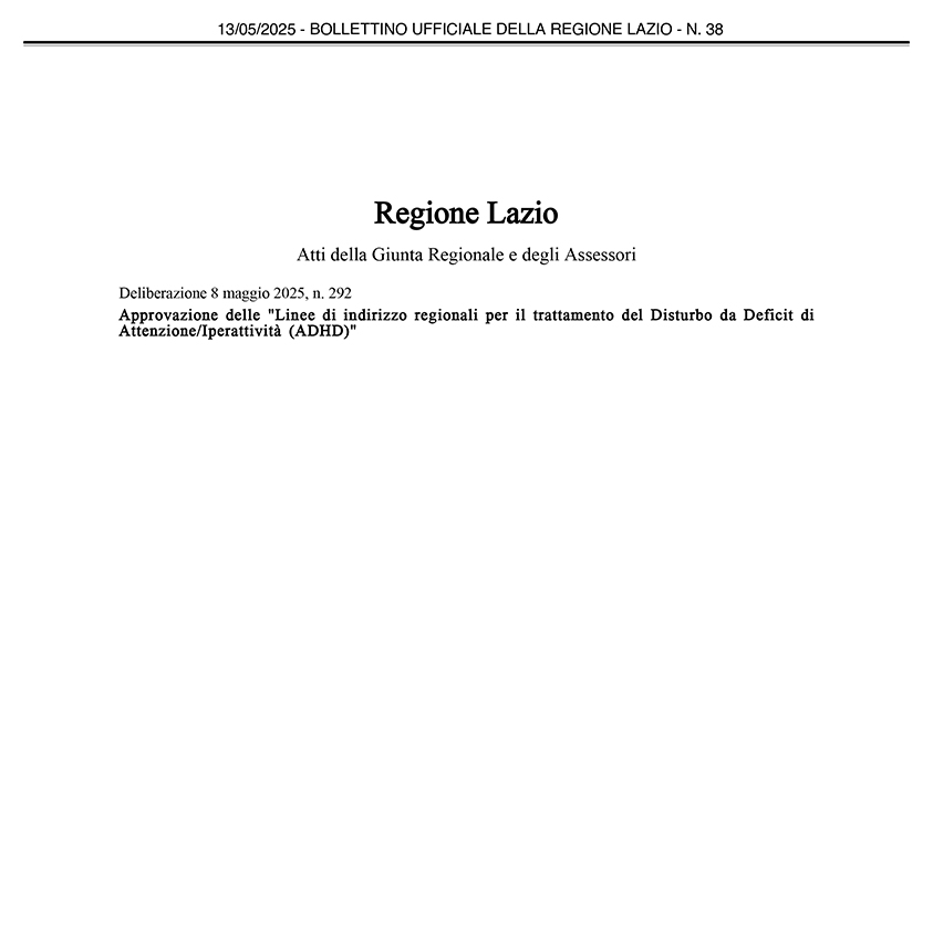 Linee di Indirizzo ADHD